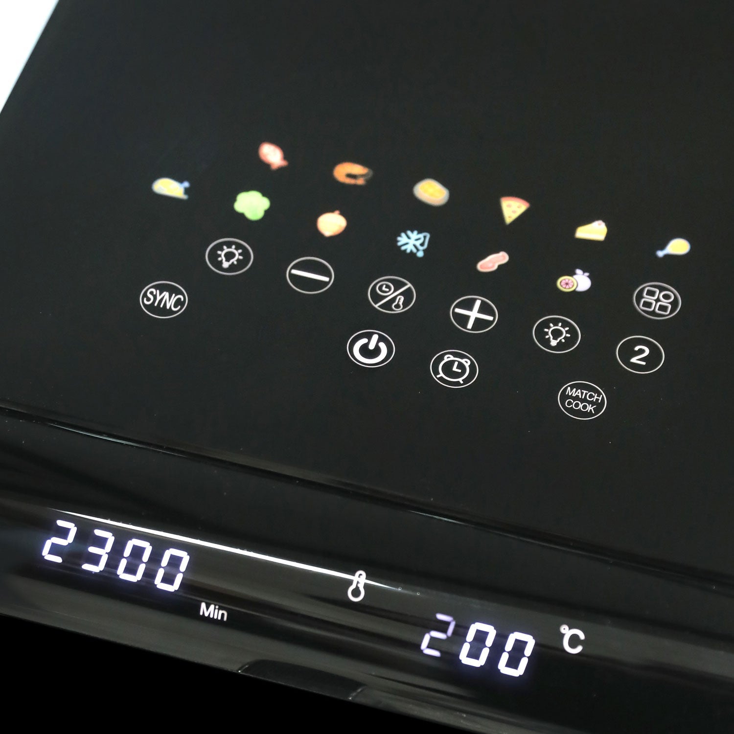 Olsen & Smith Double Stack 2-Drawer Dual Zone 11L Digital Air Fryer – 1700W XL Capacity with Double-Decker Cooking, 13 Preset Modes, Sync & Match Functionality, LED Touch Display, and Viewing Window – Black