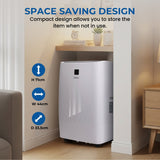 Olsen & Smith 12000 BTU 3-in-1 Paortable Air Conditioning Unit, Air Conditioner AC Air Con Cooler with Cooling, Fan & Dehumidifier Functions, 24H Timer with Window Kit & Remote Control, White