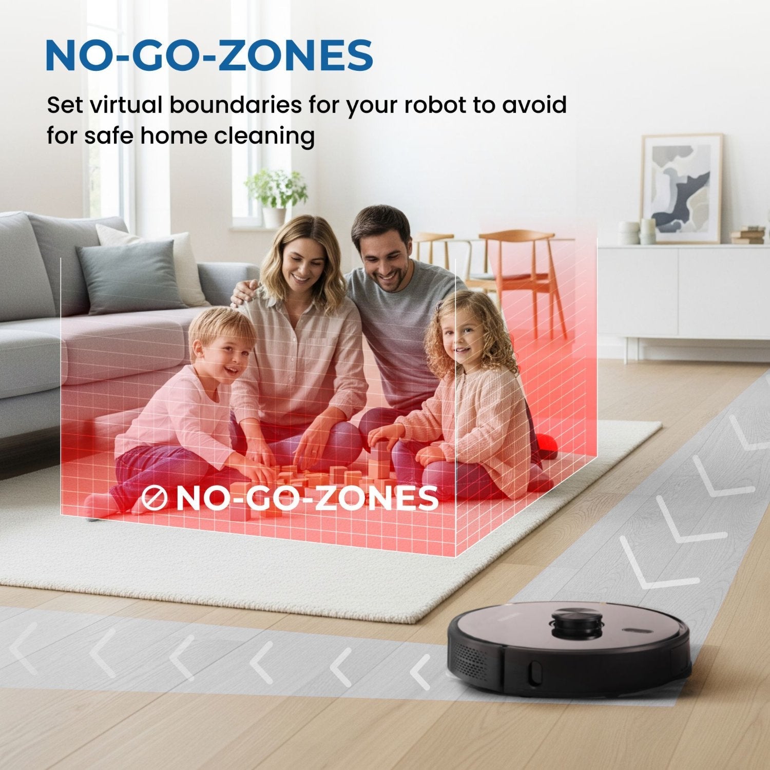 Olsen & Smith Smart Robot Vacuum Cleaner with Mop – 6500Pa Suction, Laser Navigation, Auto Empty, Self-Charging Station, APP & Voice Control – Pet Hair & Hard Floor, Carpet Cleaning