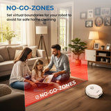 Olsen & Smith Smart Self-Cleaning Robot Vacuum & Mop – 10000Pa Suction, Laser Navigation, Auto Empty & Water Refill, Hot Mop Drying, AI Obstacle Detection, App & Voice Control, 2.5L Self Charging Station