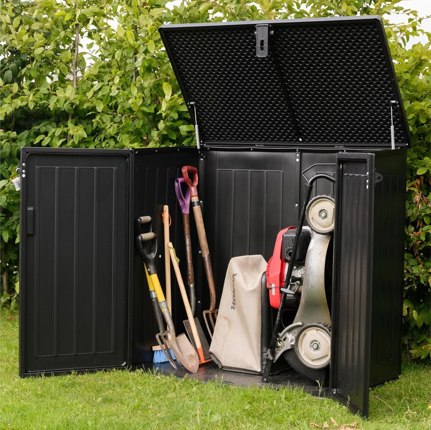 Olsen & Smith 775L Outdoor Garden Storage Box Plastic Shed - Weatherpr