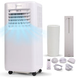 Olsen & Smith 9000 BTU 3-in-1 Portable Air Conditioning Unit, Air Conditioner AC Air Con Cooler with Cooling, Fan & Dehumidifier Functions, 24H Timer with Window Kit & Remote Control, White [Energy Class A]