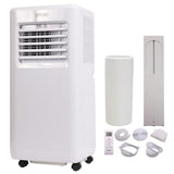 Olsen & Smith 9000 BTU 3-in-1 Portable Air Conditioning Unit, Air Conditioner AC Air Con Cooler with Cooling, Fan & Dehumidifier Functions, 24H Timer with Window Kit & Remote Control, White [Energy Class A]