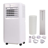Olsen & Smith 7000 BTU 3-in-1 Portable Air Conditioning Unit, Air Conditioner AC Air Con Cooler with Cooling, Fan & Dehumidifier Functions, 24H Timer with Window Kit & Remote Control, White [Energy Class A]