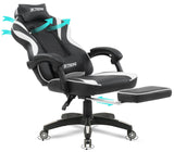 Olsen & Smith XTREME Gaming Chair New and Improved 2025 Model Ergonomic Office Desk PC Computer Recliner Swivel Chair Detachable Padded Head Rest Lumbar Support Cushion & Footrest