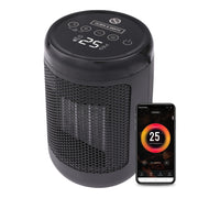 Olsen & Smith 1800W Smart Ceramic Space Heater – Portable Electric Tabletop Heater with WiFi App Control, Thermostat, ECO Mode, Timer & Safety Features (Indoor Use)