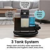 Olsen & Smith 1600W Portable Spot Cleaner Vacuum – Compact Deep Cleaning Machine for Carpets, Upholstery & Car Interiors with Dual Water Tanks, Steam Function & Multi-Tool Accessories