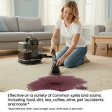 Olsen & Smith 1600W Portable Spot Cleaner Vacuum – Compact Deep Cleaning Machine for Carpets, Upholstery & Car Interiors with Dual Water Tanks, Steam Function & Multi-Tool Accessories