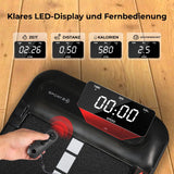 Sports24 Klappbares 4-in-1 Walking Pad Laufband mit Steigung, 1–12 km/h Geschwindigkeit, Haltegriff, LCD-Display, App-Steuerung, Bluetooth-Lautsprecher, geräuscharm, Untertisch-Laufmaschine für Zuhause, 2 Jahre Garantie